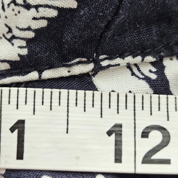 Tommy Hilfiger Palm Tree Navy Blue/White Summer Vacation Shorts Size 35 - Picture 8 of 11